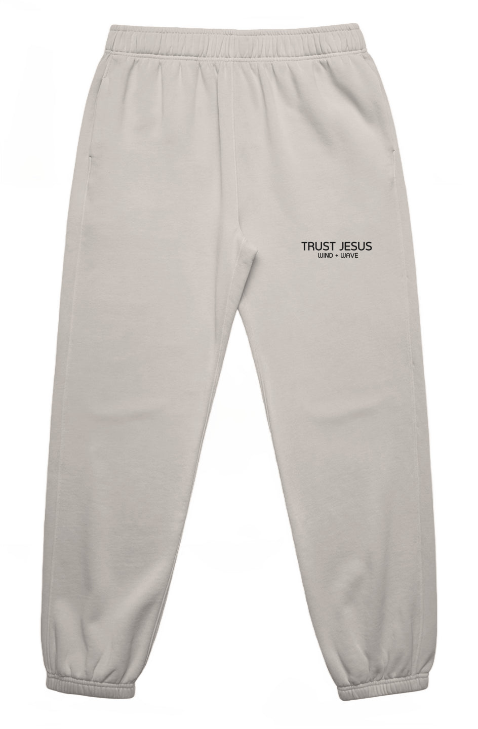 Trust Jesus Faded Pants - Bone