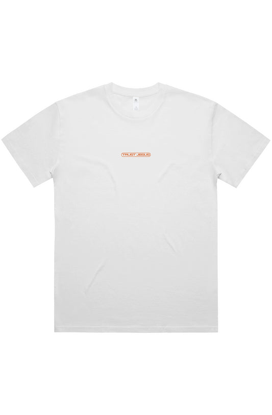 Trust Jesus Box Logo Tee - Orange